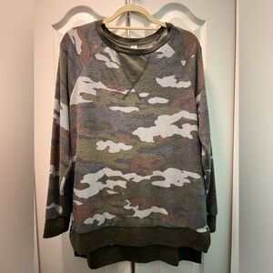 CY fashion camo top in size medium